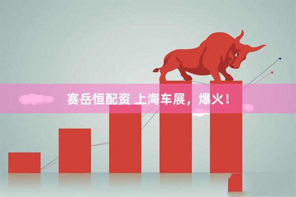 赛岳恒配资 上海车展，爆火！